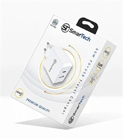 מטען קיר SmarTech– 65W PD+USB