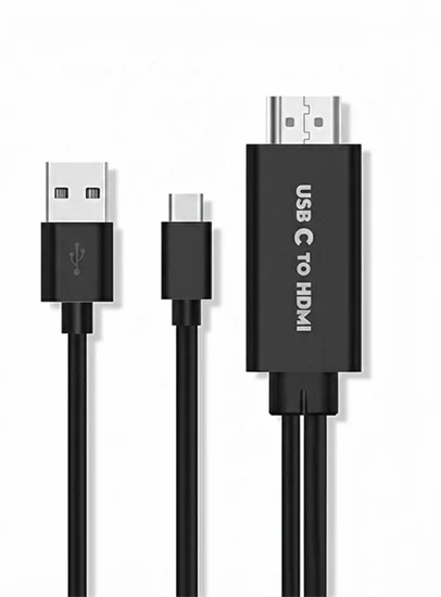 כבל HDMI לכל המכשירים Type-C – Plug & Play