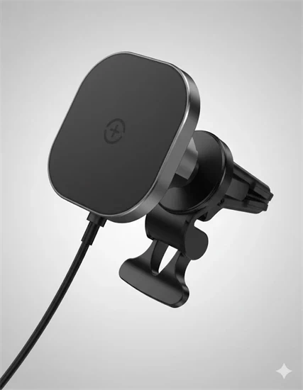 מעמד רכב למזגן Magsafe עם טעינה אלחוטית מבית BeeTech