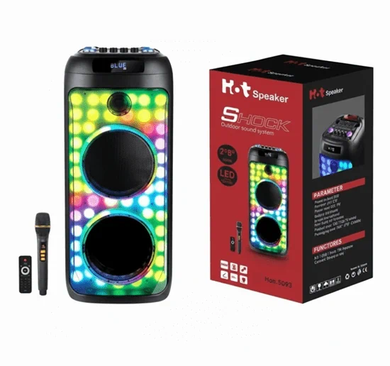 HOT-8003 – סאונד חזק ומיקרופון אלחוטי ולד