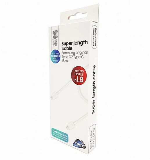 כבל סמסונג מקורי 1.8/1 מטר